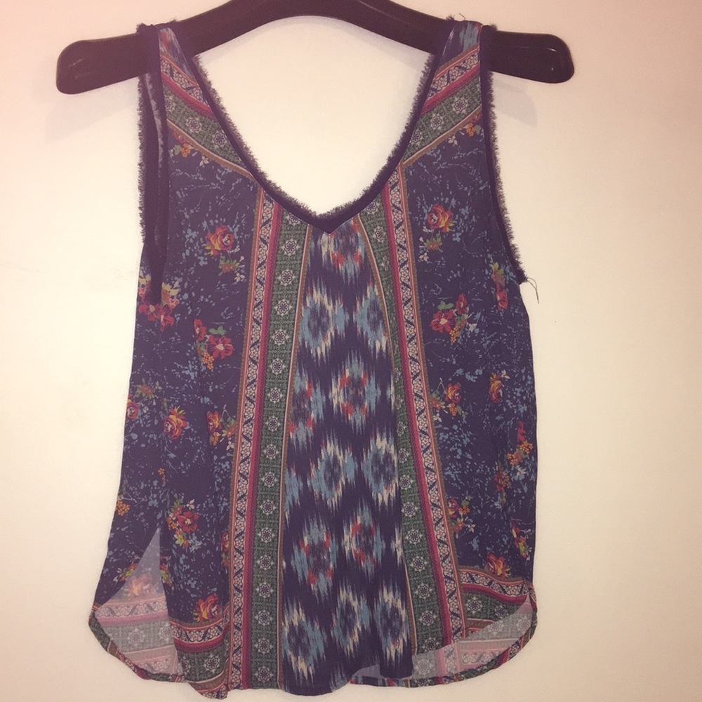 Red camel sleeveless size large dress shirt